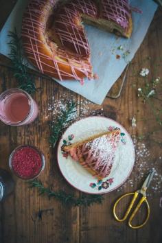 
                    
                        beautiful brown sugar challah with pomegranate glaze
                    
                