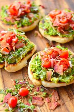 
                    
                        Bacon-Avocado Griddle Pizzas | ReluctantEntertai...
                    
                