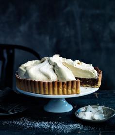 
                    
                        Chocolate coconut meringue pie
                    
                