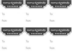 
                    
                        Free Chalkboard Christmas Tags Printable from The Bold Abode
                    
                