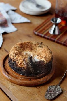 
                    
                        Flourless Chocolate Honey Cake with @WigleWhiskey Mole Bitters
                    
                