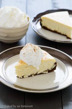 
                    
                        Eggnog Cheesecake
                    
                