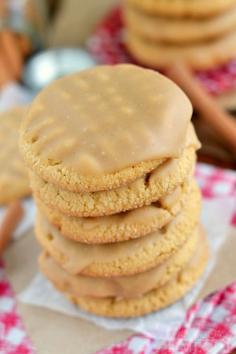 
                    
                        Maple Cinnamon Glazed Peanut Butter Cookies
                    
                
