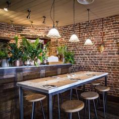 
                    
                        Flat Iron Steakhouse #rustic #industrial #steakhouse
                    
                