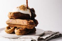 
                    
                        HOLIDAY GINGERBREAD CARDAMOM WAFFLES
                    
                