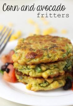 
                    
                        Corn and Avocado Fritters
                    
                