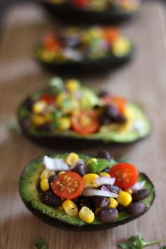 Avocado Salad Bowls #SuperBowlRecipes #SuperBowlFood #SuperBowlDips #dip #dips #SuperBowlMeals #SuperBowl #SuperBowlSunday #recipes #eats #snacks #dinner #meals #appetizers #food #treats #tailgate #grilling #baking #grillout #bucketlist #tickets #travel #ticketpackages http://www.wholeliving.com/151701/avocado-bell-pepper-and-tomatoes