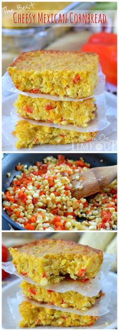 
                    
                        Perfectly moist and bursting with fresh flavor, this cornbread really is The Best Cheesy Mexican Cornbread! | MomOnTimeout.com #ad
                    
                
