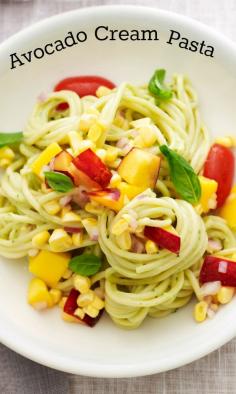 
                    
                        Avocado Cream Pasta Recipe
                    
                