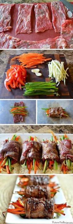 
                    
                        balsamic glazed steak rolls #lowcarb #protein #appetizer
                    
                