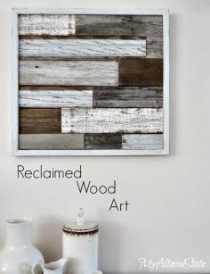 
                    
                        DIY Reclaimed Wood Art
                    
                