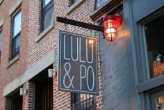 
                    
                        Kaper Design; Restaurant & Hospitality Design Inspiration: Lulu & Po #signage
                    
                