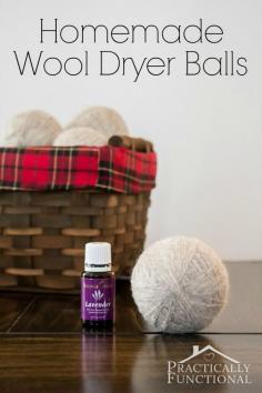 
                    
                        Learn how to make homemade felted wool dryer balls to save time and money and reduce static in your laundry!
                    
                