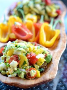 Smoky Mango Avocado Salsa #Great Food #food #yummy food| http://motorbike-gallery-sanford.blogspot.com