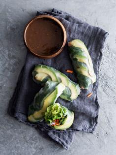 
                    
                        AVOCADO SUMMER ROLLS
                    
                