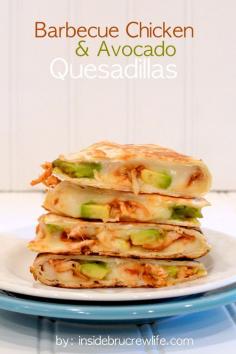 
                    
                        BBQ Chicken Avocado Quesadillas
                    
                