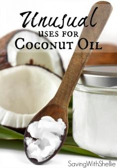 
                    
                        Coconut Oil is everywhere these days. Check out some of my favorite unusual uses for coconut oil: furniture polish, goo gone and more! You will be buying it by the gallon before you know it.
                    
                