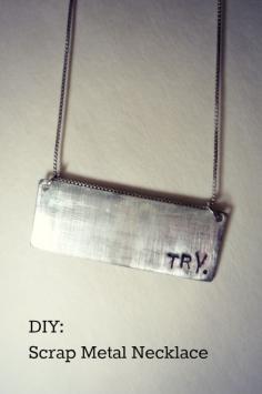 Cute scrap metal diy