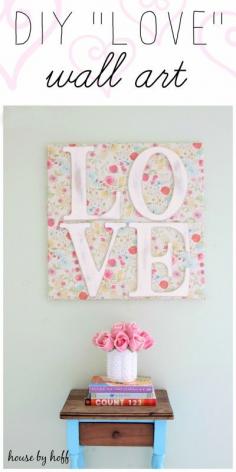 
                    
                        DIY "LOVE" Wall Art - House by Hoff
                    
                