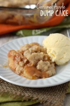 
                    
                        This Caramel Apple Dump Cake is ridiculously easy to make, but so delicious that it will become your new favorite fall dessert!
                    
                