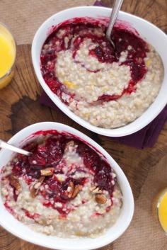 
                    
                        Cranberry Orange Steel-Cut Oats
                    
                