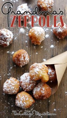 Grandma’s Zeppole, an easy sweet treat!