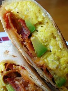 
                    
                        Avocado-Bacon Breakfast Wrap
                    
                