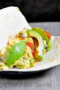 
                    
                        Egg and Avocado Breakfast Burrito from addapinch.com
                    
                