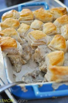 
                    
                        Biscuits and Gravy CASSEROLE. I die.
                    
                