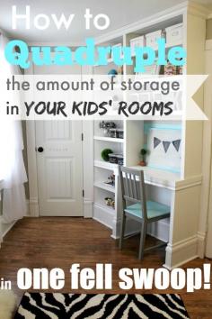 Creating extra storage with built-ins @creeklinehouse  #storage #organization #BuiltIns
