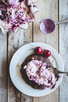 
                    
                        Nutella Molten Cakes + No-Churn Cherry Cheesecake Ice Cream
                    
                