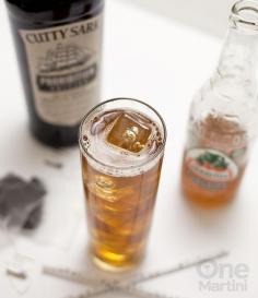 Tea Clipper: Scotch tamarind cocktail with earl grey tea infused scotch and tamarind soda