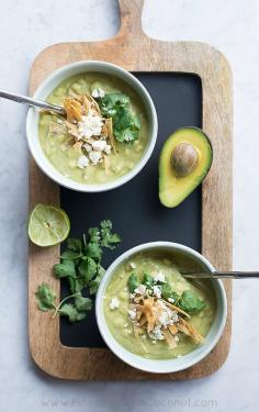 
                    
                        Avocado Chicken Corn Chowder www.pineappleandc...
                    
                
