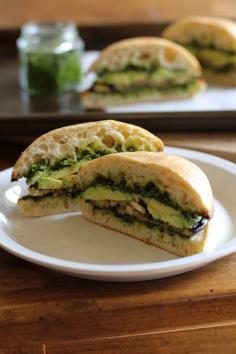 
                    
                        Roasted Eggplant Pesto Sandwich
                    
                