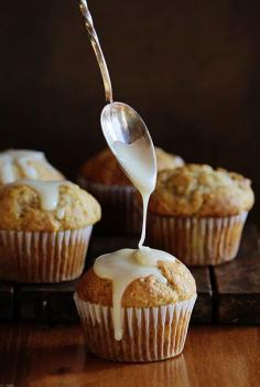 
                    
                        Banana Breakfast Muffin with Vanilla Glaze
                    
                