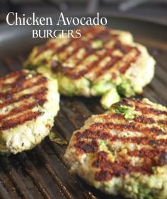 
                    
                        Chicen Avocado Burger! #Paleo, #Whole30 Perfect squeaky clean burger!
                    
                