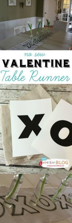 
                    
                        Valentine Table Runner | TodaysCreativeBlo...
                    
                
