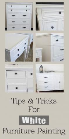 
                    
                        Tips & Tricks For White Furniture Painting
                    
                