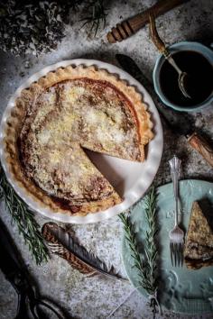 
                    
                        honey and rosemary shoofly pie from four and twenty blackbirds pie book
                    
                