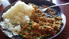 
                    
                        Chicken Keema and Rice at World Curry,  Pacific Beach
                    
                