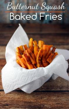 
                    
                        You have to try these Butternut Squash Fries with Sea Salt. Delish! #Recipe
                    
                