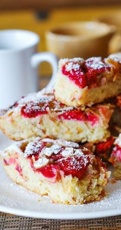 
                    
                        Strawberry almond cake bars
                    
                
