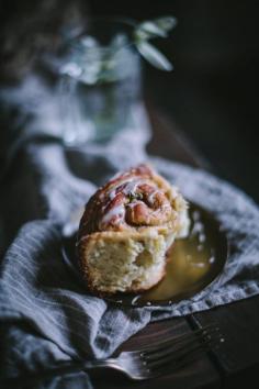 
                    
                        Rosemary Jasmine Tea Rolls With A Whiskey Glaze
                    
                