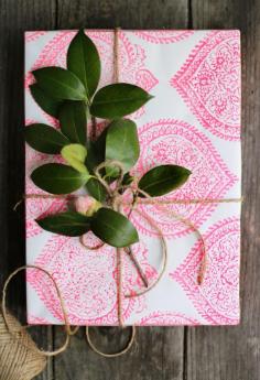 
                    
                        DIY Gift Wrap | Wood Block Printing
                    
                