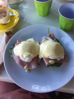 
                    
                        Eggs Benny with ham  - Urban Cat Cafe,  Erskineville, NSW, 2043 - TrueLocal
                    
                