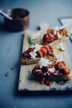 Tomatoes on Toast #Appetizer