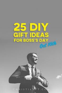 25 DIY Gift ideas for Boss’s Day that may just get you that Raise!