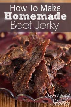 Dehydrator beef jerky