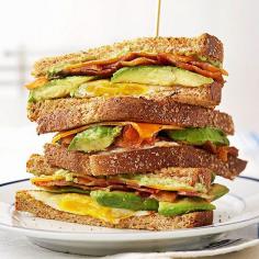 
                    
                        Fried Egg, Avocado & Bacon Breakfast Sandwich
                    
                