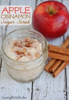 This fresh Apple Cinnamon Sugar Scrub is a lovely Teacher Appreciation Gift. Plus a FREE printable gift tag makes it perfect!